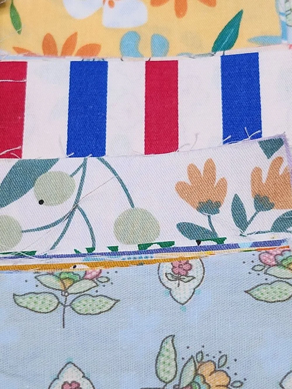 880+Pcs Thin Cotton 3-4 Inch Scraps